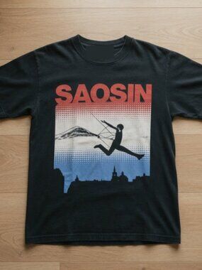 Saosin band unisex black T Shirt, Band Tee